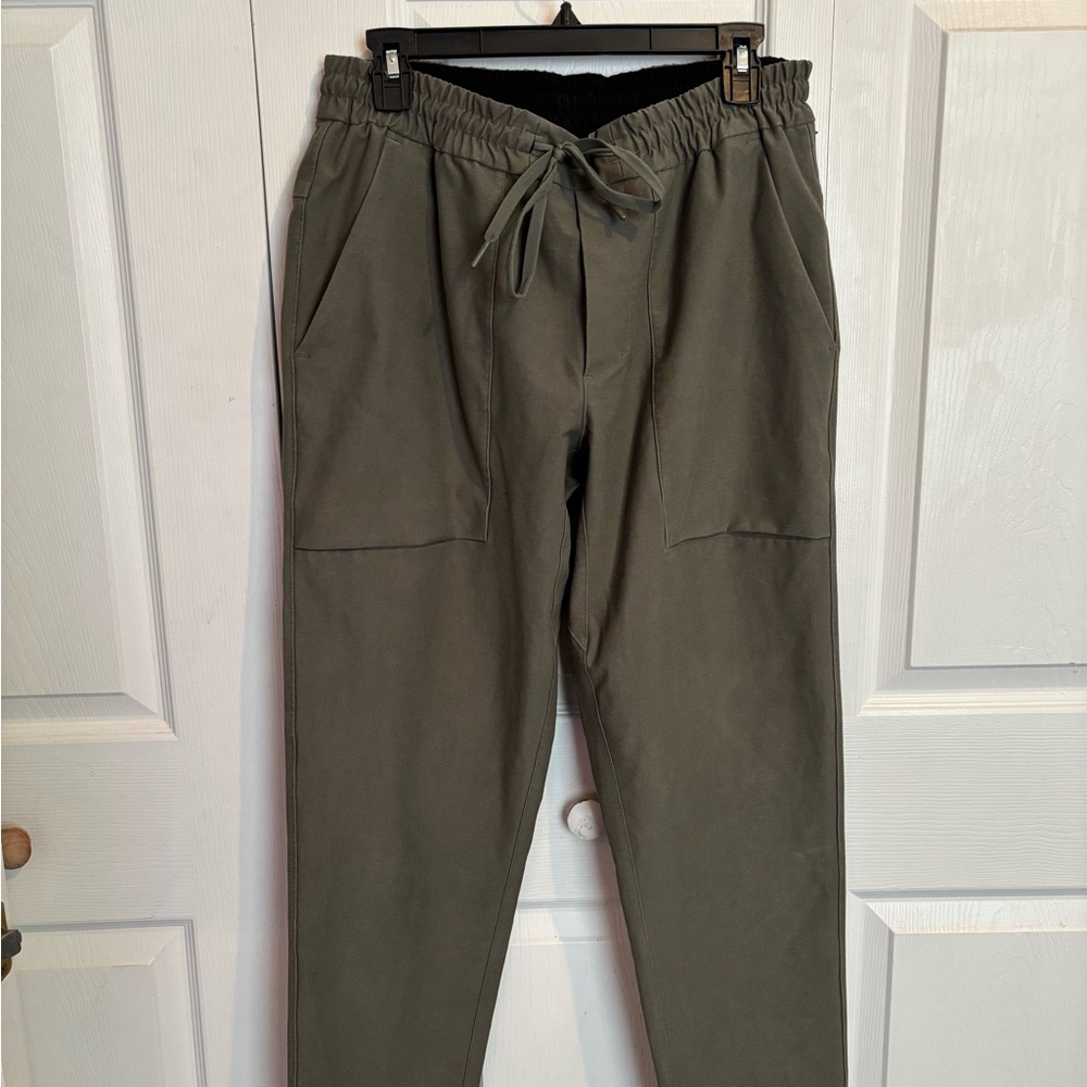 Lululemon Men's Olive Bowline Drawstring Pants - LARGE